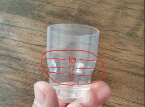 エフコート目盛り